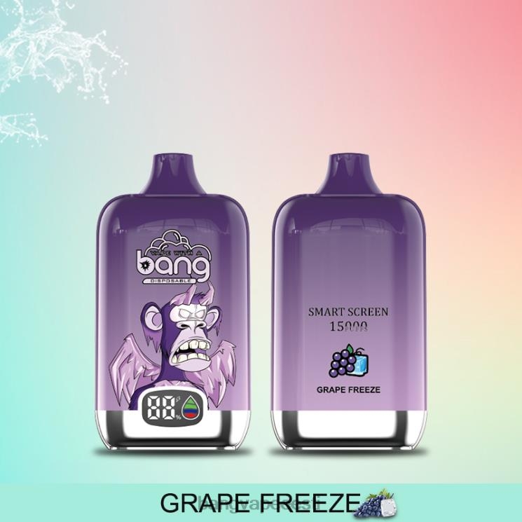 Bang Vape Digital Smart Screen 15000 pihustust 25ml ühekordselt kasutatavad 60J8J11 Bang Vape Eesti
