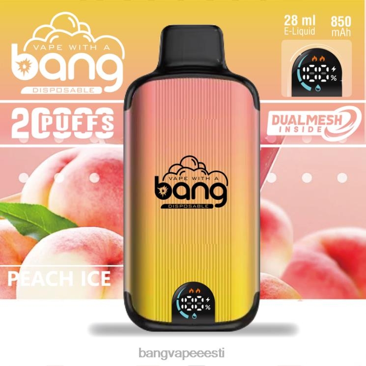 Bang Vape Digital Smart Screen 20 000 pahvi ühekordselt kasutatavad 60J8J3 Vape Gang Eesti