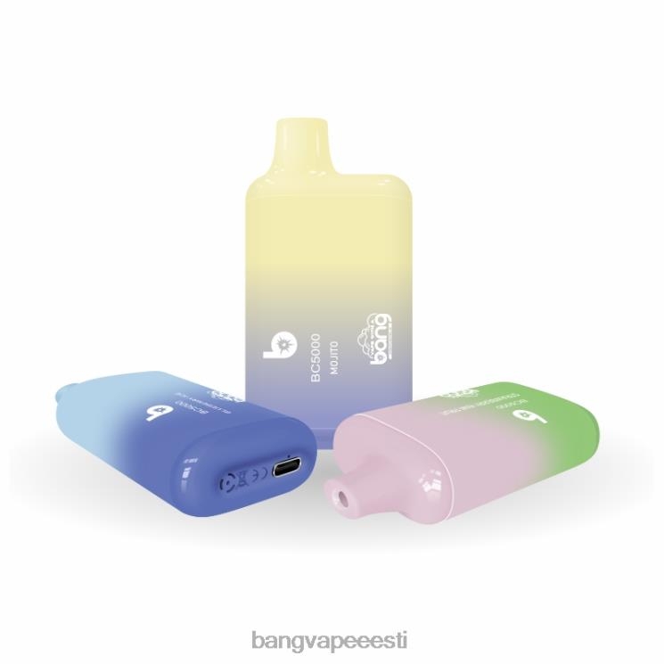 Bang Vape Box BC5000 5% nic 5000 pahviga c-tüüpi laetav pliiats ühekordselt kasutatavad 60J8J9 Vape With A Bang Disposable