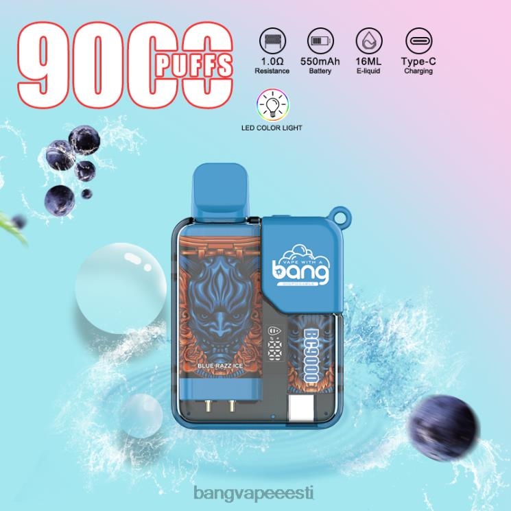 Bang Vape Box BC9000 eeltäidetud 16 ml ühekordselt kasutatavad 60J8J6 Vape Gang Vape