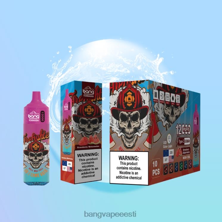 Bang Vape Tornado 12000 pahvi koos led ja võrguga mähisega ühekordselt kasutatavad 60J8J4 Vape Gang Shop