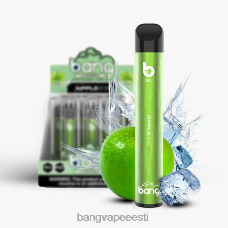 Bang Vape XL ühekordselt kasutatavad õunajää 60J8J27 Vape Gang Flavors