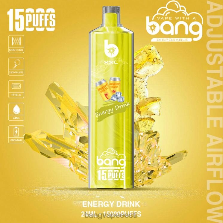 Bang Vape XXL 15000 pahvi ühekordselt kasutatavad 60J8J2 Bang Vape Tallinn