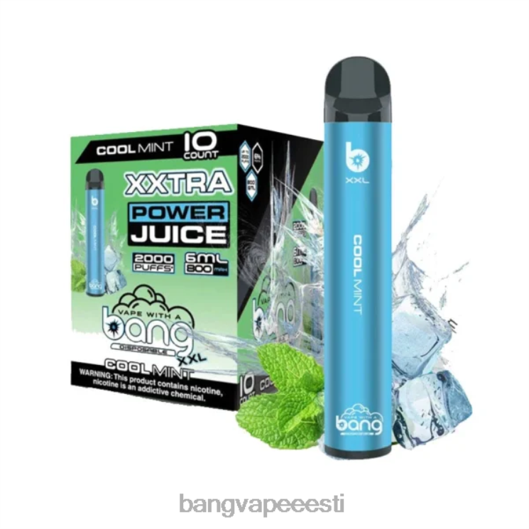 Bang Vape XXL 2000 pahvi lahe piparmünt 60J8J16 Vape Gang Vape