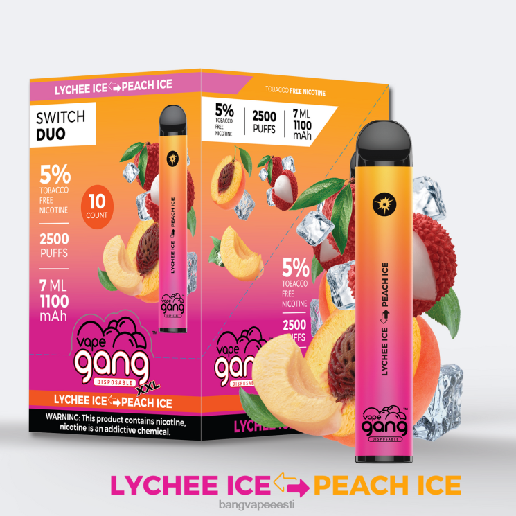 Vape Gang Switch Duo 2 maitset (karbis 10 tk) passionfruit - guajaavijää 60J8J44 Vape Gang Shop