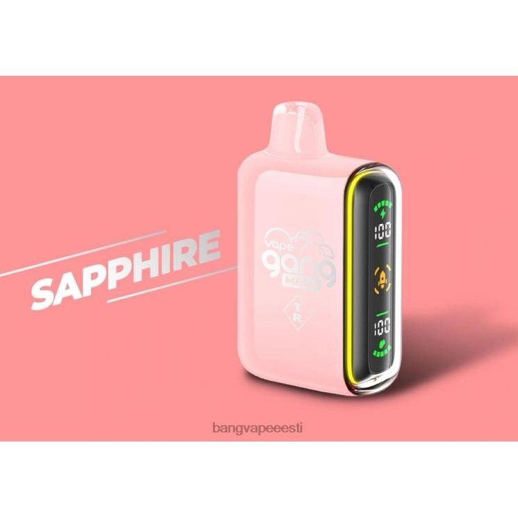 Vape Gang MEGA 20 000 ühekordset pahvi (5 tk) safiir 60J8J59 Vape Gang Flavors